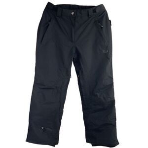 Crane Sports‎ Ski/ Snowboarding Pants Size Large Black Waterproof Windproof